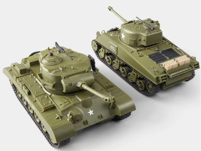 IQ models Soubojové tanky M4A3 Sherman a M26 Pershing 1:30