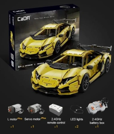 IQ models CaDA Sport Car LP700 1805 dílků stavebnice
