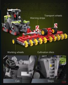 IQ models Stavebnice pásového traktoru CLAAS Xerion-5000 1/32 - 1336 dílků