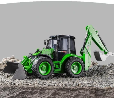 IQ models zelený traktor bagr na dálkové ovládání
