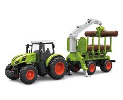 IQ models Traktor s přívěsem na dřevo 1/24