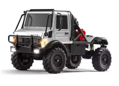 IQ models U4000 Unimog RC Crawler s kovovou kabinou - stříbrný IQ models U4000 Unimog RC Crawler s kovovou kabinou - stříbrný