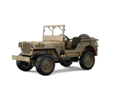 IQ models Vojenské RC auto Jeep WILLYS 1/10 hnědý IQ models Vojenské RC auto Jeep WILLYS 1/10 hnědý