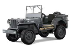 IQ models Vojenské RC auto Jeep WILLYS 1/10 šedý