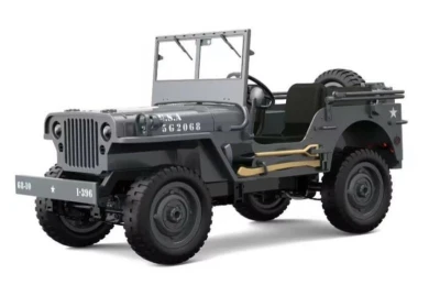 IQ models Vojenské RC auto Jeep WILLYS 1/10 šedý IQ models Vojenské RC auto Jeep WILLYS 1/10 šedý