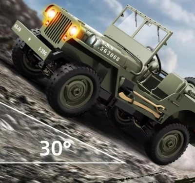 IQ models Vojenské RC auto Jeep WILLYS 1/10