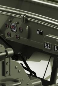 IQ models Vojenské RC auto Jeep WILLYS 1/10