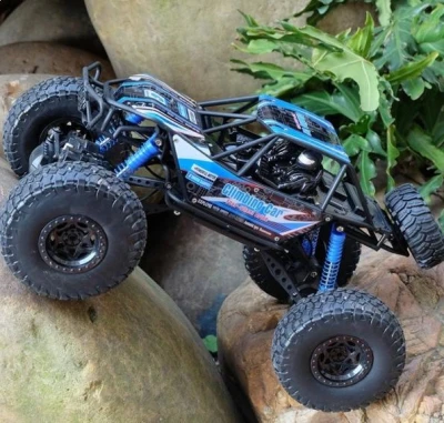 IQ models MZ-Climb 1/14 a XXL, oranžová a modrá sada dvou RC terénních aut