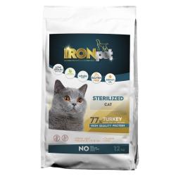 IRONpet Cat Sterilized Turkey (Krůta) 12 kg IRONpet Cat Sterilized Turkey (Krůta) 12 kg
