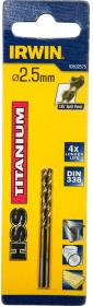 Irwin Vrták do kovu HSS TITANIUM 2,5x30/57mm (2ks)