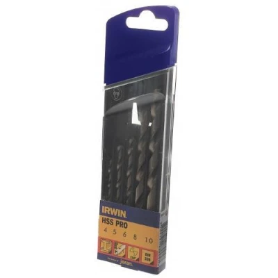 Irwin Vrták do kovu sada HSS PRO 4,0-10,0mm 5díl. Irwin Vrták do kovu sada HSS PRO 4,0-10,0mm 5díl.