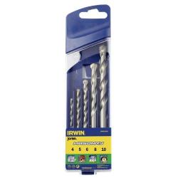 Irwin Vrták stav. sada MASONRY 4,0-10,0mm 5díl.