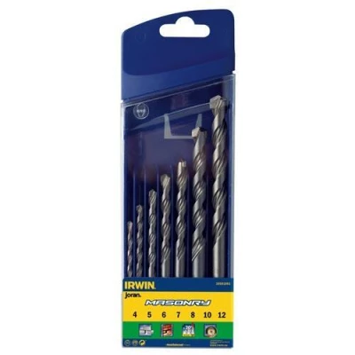 Irwin Vrták.stav. sada MASONRY 4,0-12,0mm 7díl. Irwin Vrták.stav. sada MASONRY 4,0-12,0mm 7díl.