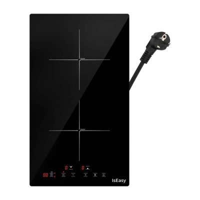 IsEasy LI2V-22 černý dvouzónový indukční sporák