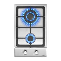 Iseasy Dvouzónový plynový sporák MGBS-312A (nerezová ocel)