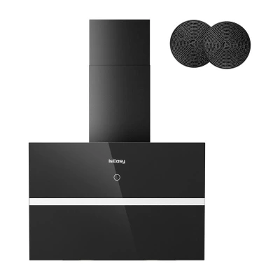 IsEasy TV1360D4-CC-I2 černý kuchyňský odsavač par