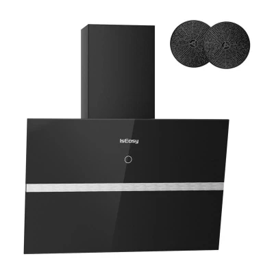 IsEasy TV1360D4-CC-I2 černý kuchyňský odsavač par