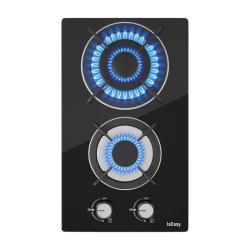 Iseasy MGBG-312A dvouzónový plynový sporák se skleněným panelem