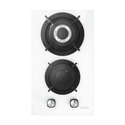 IsEasy MGBG-312A bílá dvouhořáková plynová varná deska