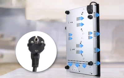 IsEasy T2V-01M černá dvouzónová indukční varná deska