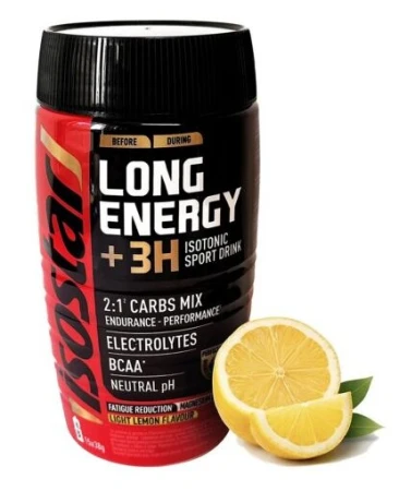 Isostar Long Energy+3H citronový isotonický nápoj v prášku