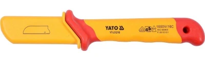Yato Izolovaný nůž elektrikářský 50 x 180 mm VDE Yato Izolovaný nůž elektrikářský 50 x 180 mm VDE