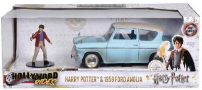 Jada Auto Ford Anglia 1959 volný chod set s figurkou Harry Potter