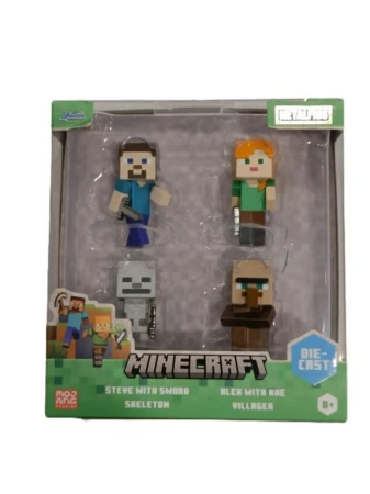 Jada Minecraft Figurky 2,5, sada 4 ks Jada Minecraft Figurky 2,5, sada 4 ks