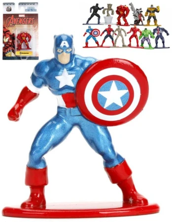 Jada Nanofigurka MARVEL akční kovová postavička 11 druhů na kartě
