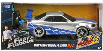 Jada RC Auto Nissan Skyline GT-R 1:24 Rychle a zběsile na vysílačku 2,4GHz na baterie