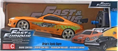 Jada RC AutoToyota Supra 1:24 Rychle a zběsile na vysílačku 2,4GHz na baterie