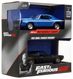 JADA Rychle a zběsile 2x auto kovové Chevrolet Camaro + Dodge Charger