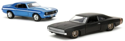Jada Rychle a zběsile 2x auto kovové Chevrolet Camaro + Dodge Charger