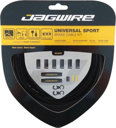 Jagwire Brzdový Set Universal Sport Brake Kit Černá Jagwire Brzdový Set Universal Sport Brake Kit Černá
