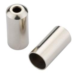 Jagwire Koncovka Bowdenu 5mm Mosadz Chrome 200ks