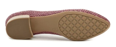 Jana Soft Line 8-22172-42 růžové dámské baleríny šíře H