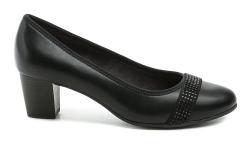Jana 8-22466-45 černé dámské lodičky šíře H