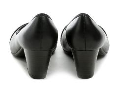 Jana 8-22466-45 černé dámské lodičky šíře H