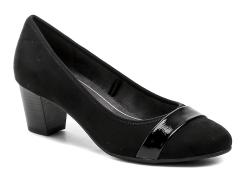 Jana 8-22467-42 čierne dámske lodičky šírka H