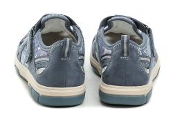 Jana 8-23671-44 denim dámské polobotky šíře H