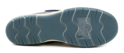 Jana 8-23671-44 denim dámské polobotky šíře H