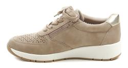 Jana 8-23766-46 béžové dámské polobotky na klínu