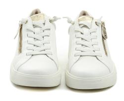 Jana 8-23770-46 bílé dámské polobotky šíře H