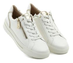 Jana 8-23770-46 bílé dámské polobotky šíře H