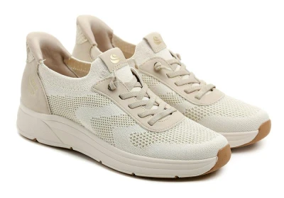 Jana 8-23777-46 béžové dámské Slip-in polobotky