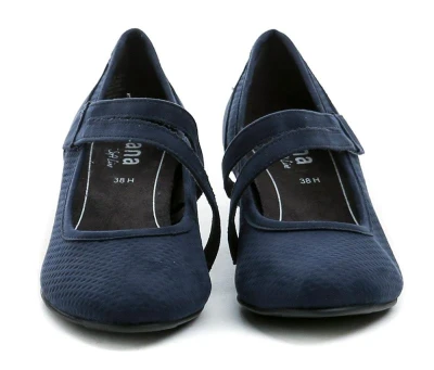 Jana 8-24363-42 navy dámská letní obuv šíře H