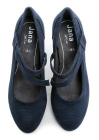 Jana 8-24363-42 navy dámská letní obuv šíře H