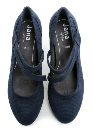 Jana 8-24363-42 navy dámská letní obuv šíře H