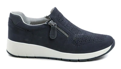 Jana 8-24765-46 navy dámské polobotky