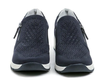 Jana 8-24765-46 navy dámské polobotky